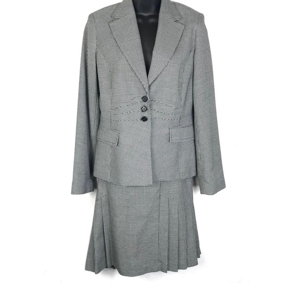 Chapter One Houndstooth Suit Size 6 - Picture 1 of 8